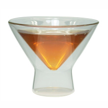 Double Wall Glass Martini Cup